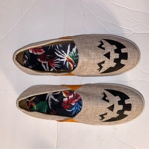 Rosy Beige & Black Jack-O'-Lantern Slip-On Sneaker - Women